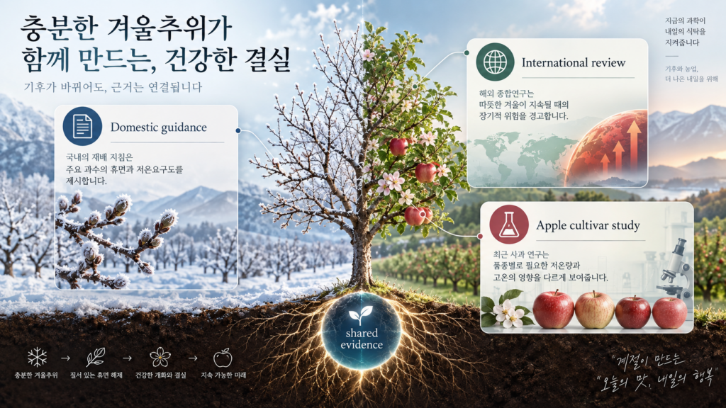 국내 농업자료 국제 리뷰 최신 사과 품종 연구의 역할과 공통근거 비교